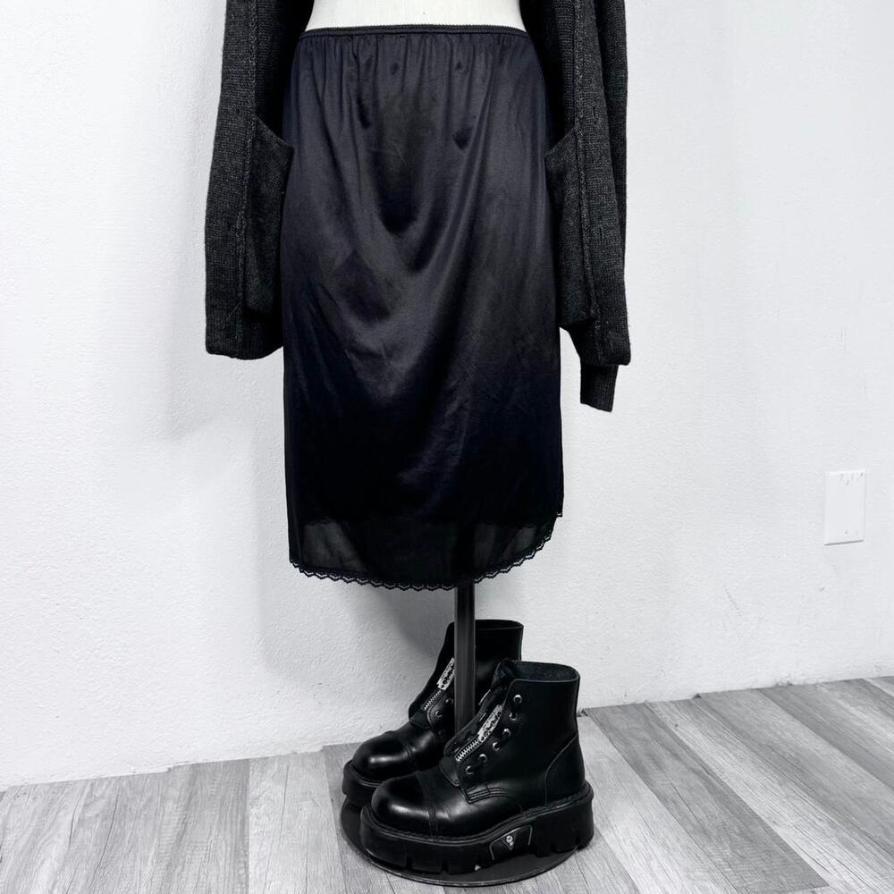 Vintage semi sheer slip skirt